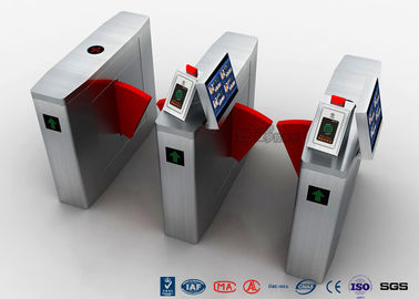 Beli Automatic Turnstile Facial Recognition, Fast Lane Retractable Flap Barrier Gate online manufacture