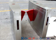 3 Jalur Flap Barrier Gate Flap Automatic Swing Barrier Gate Card Collector Untuk Kontrol Akses Biometrik
