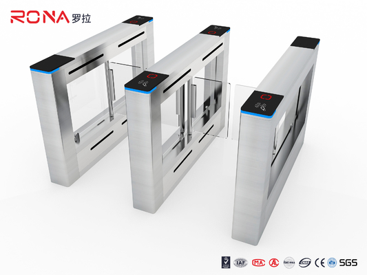 Beli Keamanan Kantor Otomatis SUS304 Swing Gate Turnstile With Card Reader online manufacture