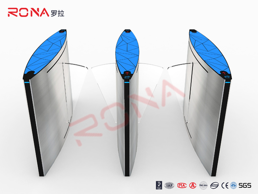 Beli 304 Stainless Steel Otomatis Flap Barrier Pintu Putar Lengan Ayun Akrilik Dengan Motor Servo online manufacture