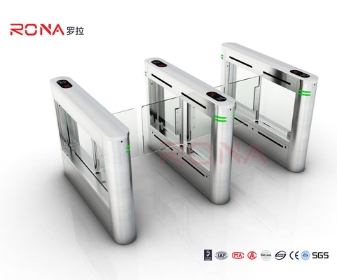 Beli Anti-Kollision Walk Through Swing Barrier Gate Dengan Card Reader System Untuk Stasiun Bus online manufacture
