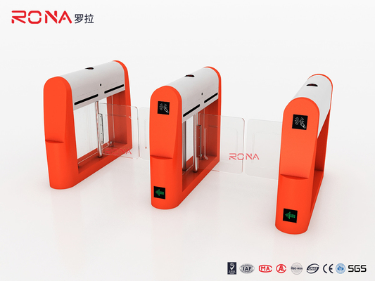 Beli Orange Penampilan Swing Barrier Gate Pedestrian Security Gate Untuk Taman Hiburan online manufacture