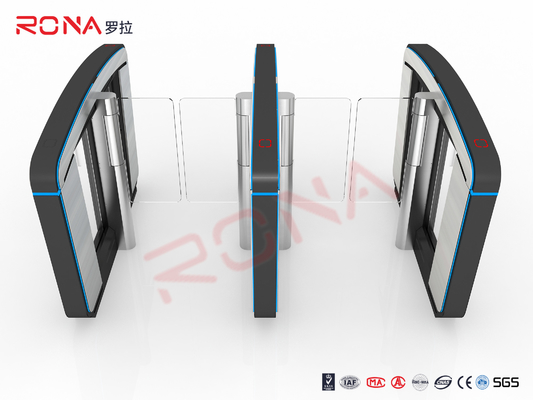 Beli Sidik jari retraktif Flap Wing Barrier Pengendalian Kecepatan Pedestrian Gerbang Turnstile online manufacture