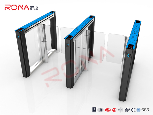 Beli Brushed Surface Speed Gate Fastlane Turnstile Half Height Turnstile Dengan Fingerprint Reader online manufacture