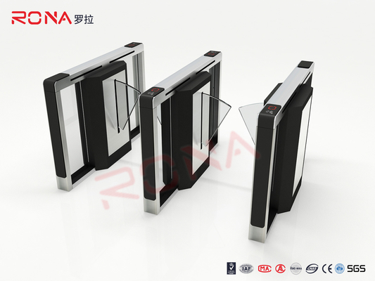 Beli RFID Otomatis Flap Barrier Gate 304 Stainess Steel Keamanan Akses Control Turnstile online manufacture