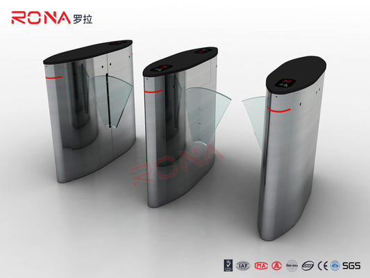 Beli Keamanan Flap Barrier Gate Gedung Kantor Turnstile Barrier Gate Otomatis Turnstile Setengah Tinggi online manufacture