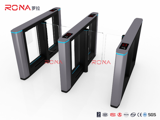 Beli Keamanan Half Height Turnstile Anti sidik jari Swing Turnstile Gate Servo Motor online manufacture