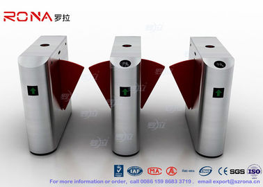 Beli Acrylic Flap Pinggang Tinggi Turnstile Sistem Keamanan Sensor Optik Rs485 Communications Port online manufacture
