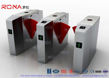 Beli Cold Rolled Steel Mewah Flap Barrier Gate, Pedestrian Access Control Turnstile online manufacture