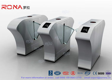 Beli Bandara Flap Barrier Gate RFID Antarmuka Pinggang Tinggi Bidirectional Flap Barrier Turnstile online manufacture
