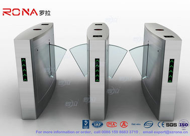 Beli Flap Barrier Gate Organik Kaca Retractable RFID Card Reader Counter Speed ​​Gate online manufacture