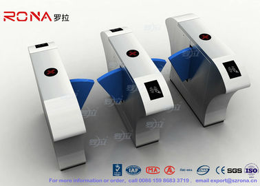 Beli Stainless Steel Flap Barrier Gate Setengah Tinggi Turnstiles Acrylic Blue Flap Barrier Gate Bi-Directional Turnstile online manufacture