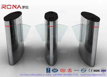 Beli Flap Barrier Gate Otomatis Barrier Wing Setengah Tinggi Turnstiles Stainless Steel Swing Barrier Gate Untuk Kantor online manufacture
