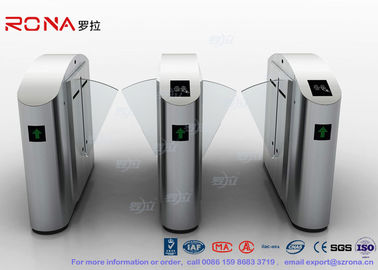 Beli Flap Barrier Gate Flap Wing Otomatis Sistem Turnstiles Polishing Dengan Anti-membalikkan Passing online manufacture