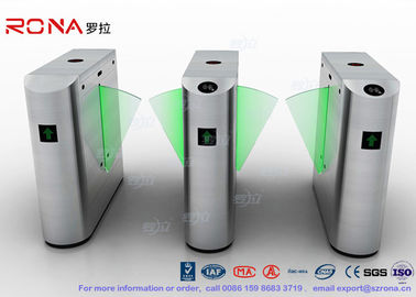 Beli Flap Barrier Gate Keamanan Subway Turnstile Barrier Gate Otomatis Setengah Tinggi Turnstile online manufacture