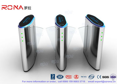Beli IP54 Anti - Terobosan Flap Turnstile Kecepatan Sistem Barcode Gates Otomatis Dengan Bule Cahaya online manufacture