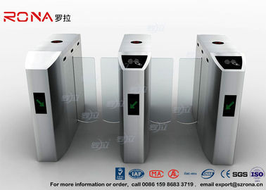 Beli CE Disetujui Sliding Barrier Gate Turnstile Tempered Glass 30 Orang / Min online manufacture