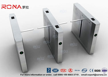 Beli Kecepatan tinggi Jatuhkan Arm Turnstile, Magnetic Card Sistem Stainless Steel Access Control online manufacture