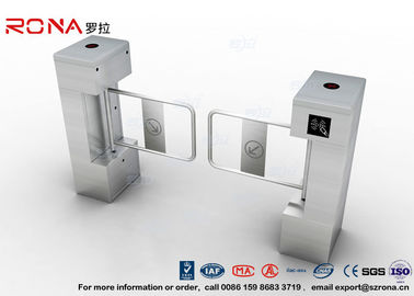 Beli AC 220 V IC ID Ayunan Barrier Gate Swing Flap Barrier Gate 600mm Access Control Untuk Magnetic Turnstile online manufacture