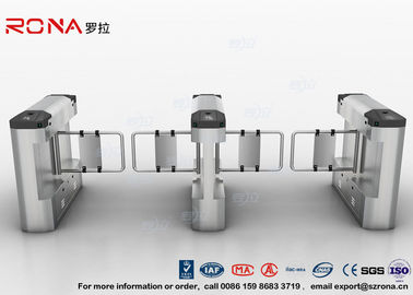Beli Brushed Swing Pedestrian Barrier Gate 550mm Passage Lebar Steel Swing Material online manufacture
