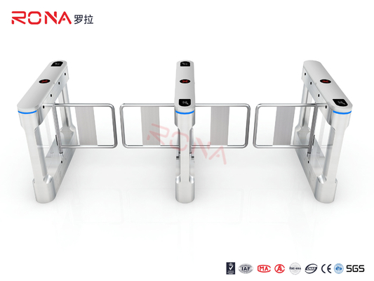 Beli Gerbang penghalang ayunan otomatis cerdas dengan jalur lebar 550mm-1200mm online manufacture