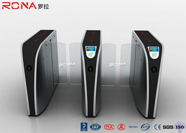 Beli Pinggang Tinggi Geser Pintu Masuk Barrier Gate, Pedestrian Turnstile Gate RFID Card Reader online manufacture