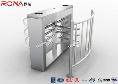 Beli Tahan lama Setengah Tinggi Turnstile Sistem Kontrol Akses Kecepatan 30 Orang / Min Transit online manufacture