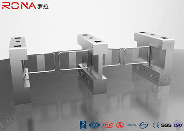 Beli Fisik Ditantang Gerbang Optical Flap Barrier Turnstile Dengan Swiping Card RFID online manufacture