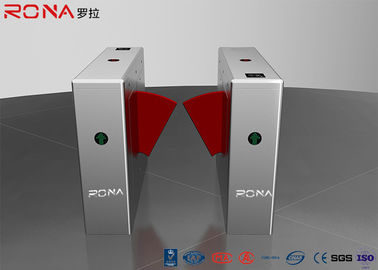 Beli Pedestrian Kontrol Elektronik Flap Barrier Gate Acrylic Counter Turnstiles online manufacture