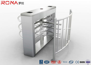 Beli CE Disetujui Flap Barrier Gate Turnstile Dengan Sistem Masuk DC 24V Brush Motor online manufacture