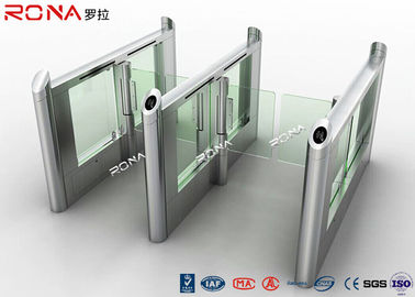 Beli Smart Elektronik Flap Pinggang Tinggi Turnstiles RFID Security Gate Untuk Kontrol Pedestrian online manufacture