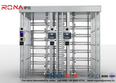 Beli 304 Stainless Steel Turnstile Tinggi Penuh Brushed Permukaan Perawatan Dengan Double Lane online manufacture