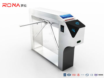 Beli Sistem Tiket Gerbang Turnstile Pedestrian Tripod Turnstile Gate Dengan IC / ID Card online manufacture