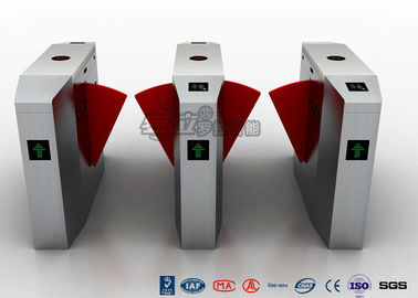 Beli Otomatis Flap Security Barrier Gate, Pintu Putar Tinggi Pinggang Dengan Sistem Tiket online manufacture