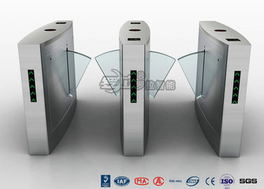 Beli Kontrol Akses Pintu Putar Tinggi Ketinggian Pinggang, Flap Otomatis 12V DC Dengan Sistem Tiket online manufacture