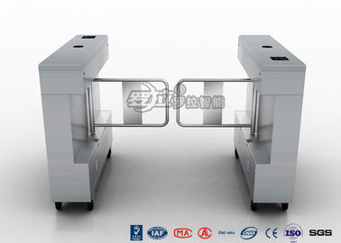 Beli Kontrol Akses Gerbang Ayunan Turnstile Terkendali Bahan Lengan Kaca Akrilik / Kaca Tempered online manufacture