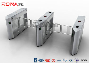 Beli DC24V Brush Biometrik Electric Swing Barrier Gate 20W RS485 Kontrol Akses Pintu Putar online manufacture