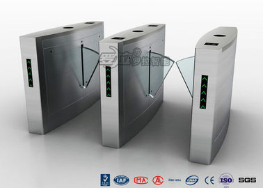 Turnstile Barrier Flap Barrier yang Dapat Ditarik Tahan Lama Fungsi Sistem Waktu Kehadiran
