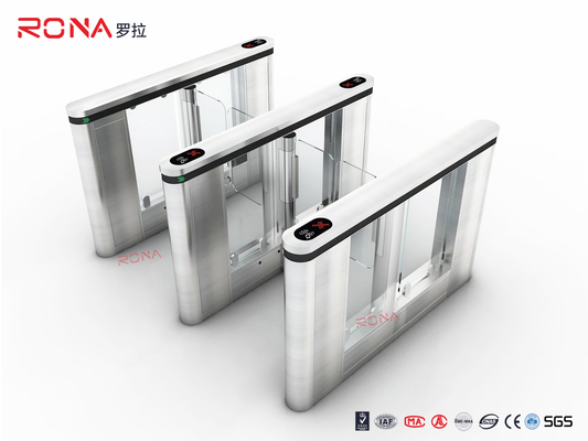 V2.6 Main Board Type Acrylic Arm Speed ​​Gate Turnstile 304 Stainless Steel Dengan Motor Servo