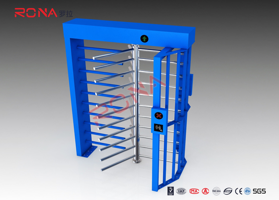 Pembaca Kartu RFID Tinggi Penuh Sidik Jari Pintu Gerbang Keamanan Stainless Steel