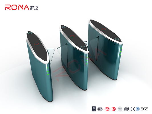 Flap Barrier Gate Pedestrian Security Gate Pengunjung Entry Access Control Untuk Gedung Kantor