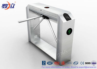 Listrik Stainless Steel Access Control pintu putar, Revolving Tripod Barrier Gate