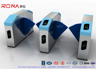 Optical Retractable Setengah Tinggi Turnstile Flap Barrier Turnstile 900mm Lebar
