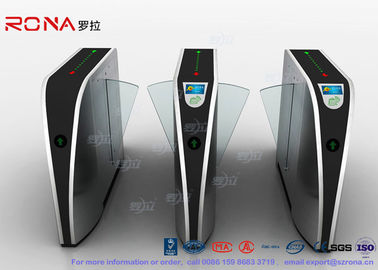 Optical Controlled Access Flap Turnstile Barrier Gate Standar Listrik Untuk Kantor