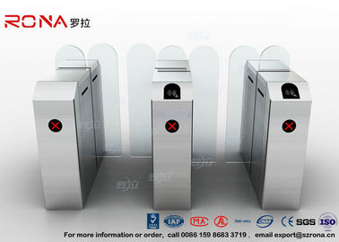 Fastlane Turnstile Remote Control Access Control pintu putar Kaca Tempered Sliding