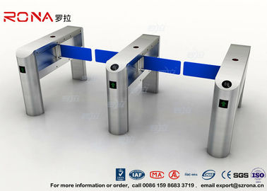 TCP / IP Security Electro Lock Pintu swing Pedestrian Barrier Gate turnstyle Fastlane Kaca