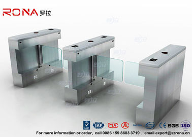 Heavy Duty Swing Gate Turnstile Museum Durable Brushless Pedestrian Security Door