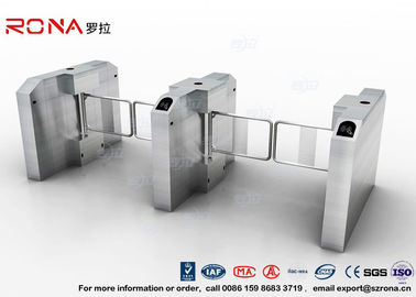 Pintu Masuk Swing Finger Barrier Gate Stainless Steel Untuk Saluran Handicap