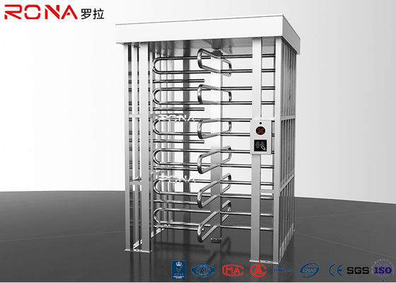 Keamanan Otomatis Biometric Stainless Steel Turnstiles Tinggi Penuh Bi - Directional Arm