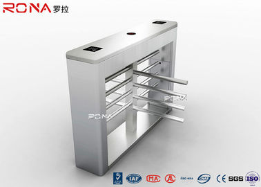 Pintu Masuk Kontrol Turnstile Gerbang Setengah Tinggi Listrik Masuk Untuk Penjara